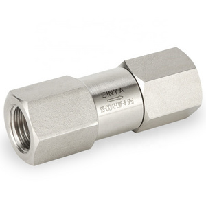 6000 Psig 316SS Stainless Steel High Pressure  Non Return Cracking 1/3 psi Swagelok Parker Type Instrumentation Check Valves