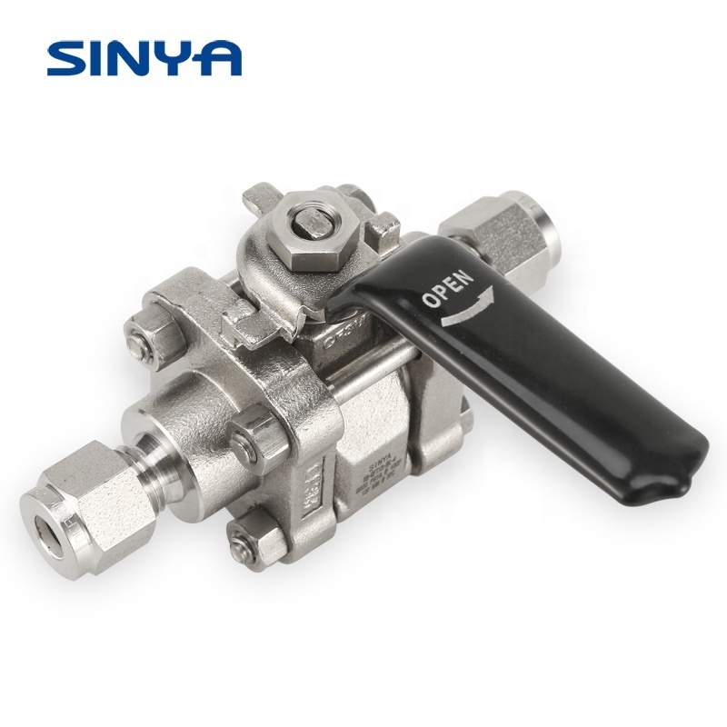 Swing Out Ball Valve Stainless Steel 316 2PC Design Sanitary Welding  1