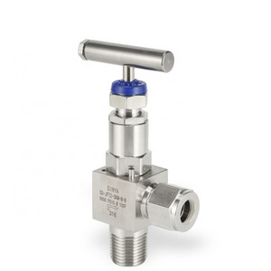 Manufacturer Swagelok Type 316SS Threaded 2 way 3/8" NPT Needle Valves High Pressure 90 Angle Ferrule to Male Needle Valve