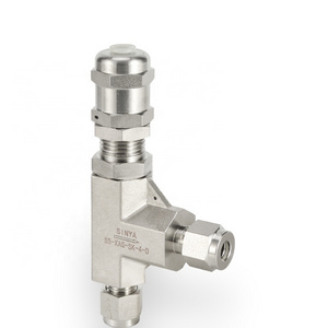 Swagelok Fitting Stainless Steel Adjustable High Pressure Compression Ends 6000 PSI Proportional Relief Valve Safety Valve