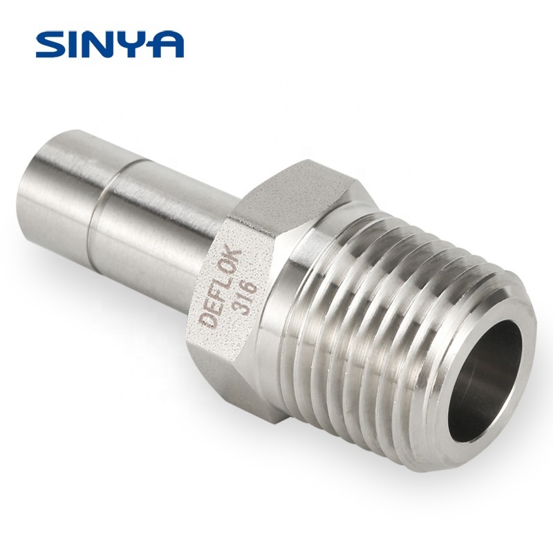 Suppliers Stainless Steel Tube Fittings Forged High Pressure Pipe Fittings 1/4