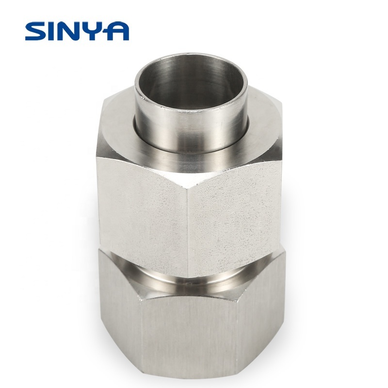 Metal Seal 3 pieces Union Stainless steel 316/316L,304,304L,6000 PSI 3000#,6000# Alloy Material Instrumentation Pipe FIttings