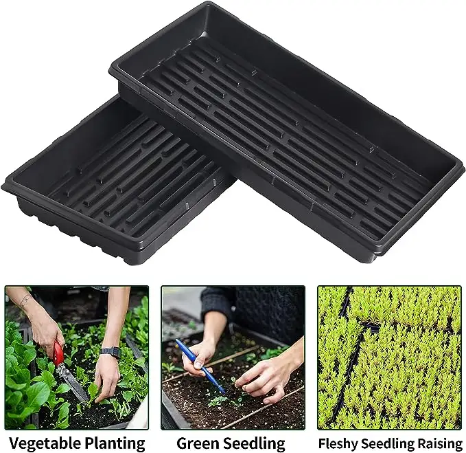 1020 Microgreen Plastic 28 32 50 72 98 105 128 200 holes Cell Gardening Pot Nursery Seedling Plant Trays Seed Tray