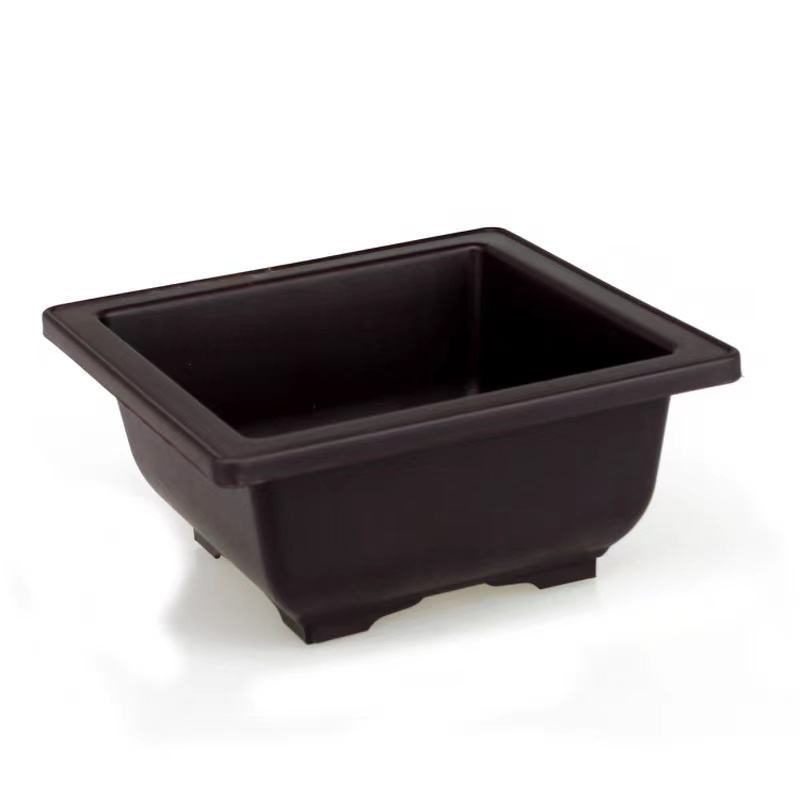 cheap Christmas promotion garden supplies bonsai pots wholesalers rectangle bonsai pots for nursery