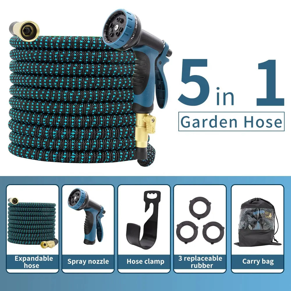 50ft 75ft 150ft Expandable Flexible Retractable Garden Water Magic Hose Pipe