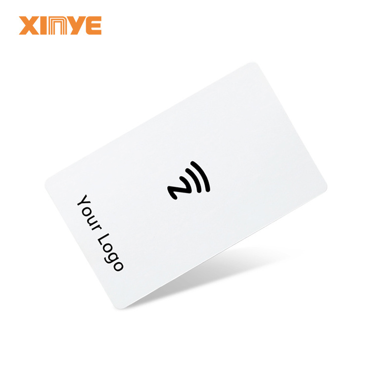 Custom NFC social media card NXP-NTAG215 black RFID NFC business card matte rfid blank card supply