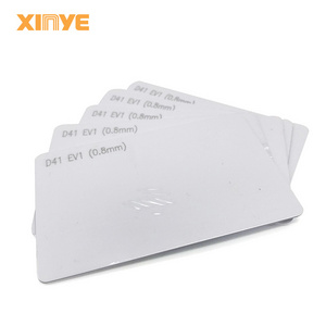 CR80 RFID 13.56mhz MIFARE Classic 4K PVC PC White Blank Cards HF RFID Smart Chip Hotel Key Card For Access Control System