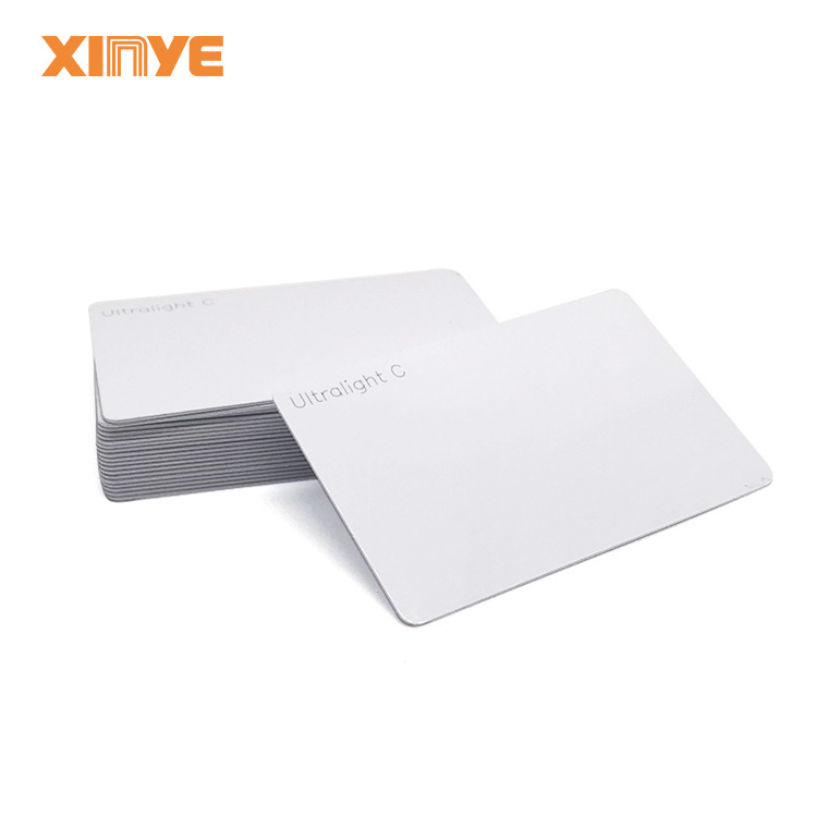 CR80 RFID 13.56mhz MIFARE Classic 4K PVC PC White Blank Cards HF RFID Smart Chip Hotel Key Card For Access Control System