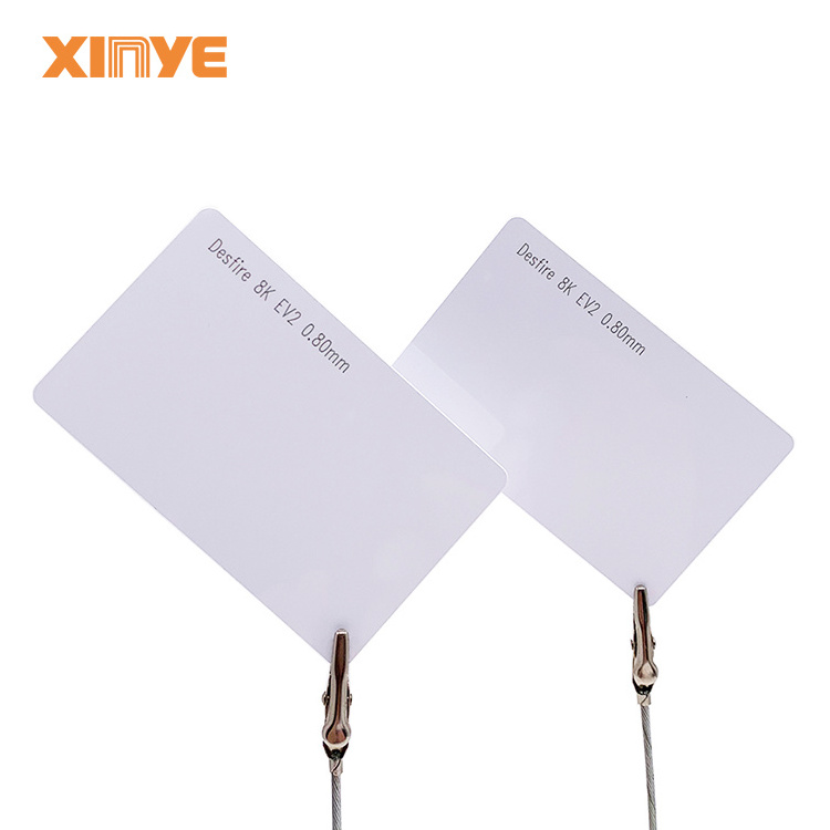 CR80 RFID 13.56mhz MIFARE Classic 4K PVC PC White Blank Cards HF RFID Smart Chip Hotel Key Card For Access Control System