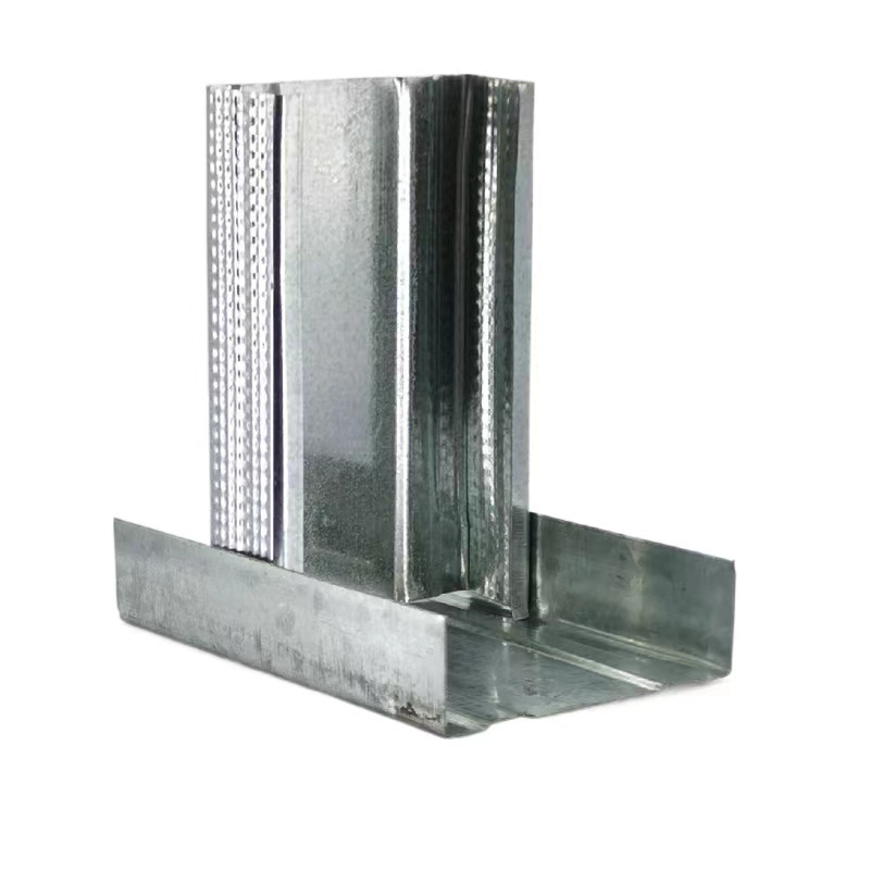 China manufacturer gypsum channels track and stud metal framing studs steel frame gypsum board stud and track