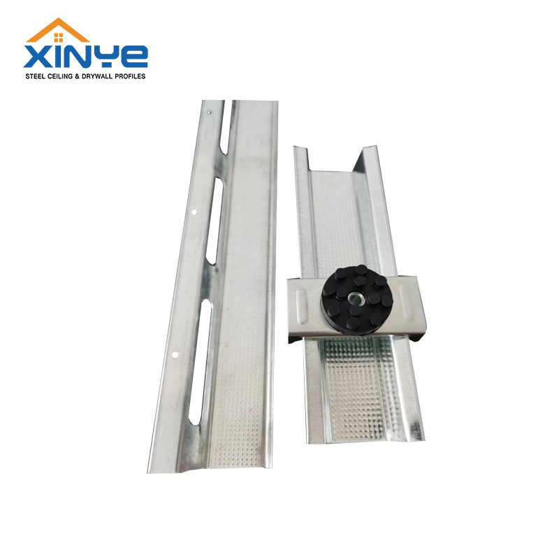 steel wall frame channel furring steel channel drywall profile resilient channel