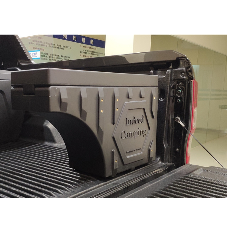 Universal Black with Lock Single Cab Storage Swing Case Truck Tool Box Pickup for Toyota Hilux Nissan Isuzu