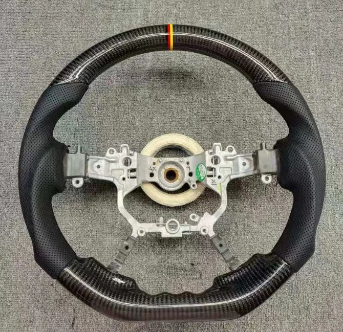 Gloss Carbon Fiber Car Steering Wheel for TOYOTA PRADO 2017-2020