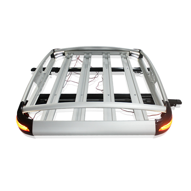 Universal Exclusive Steel  double deck 4x4 Pickup Roof Rack With Led light