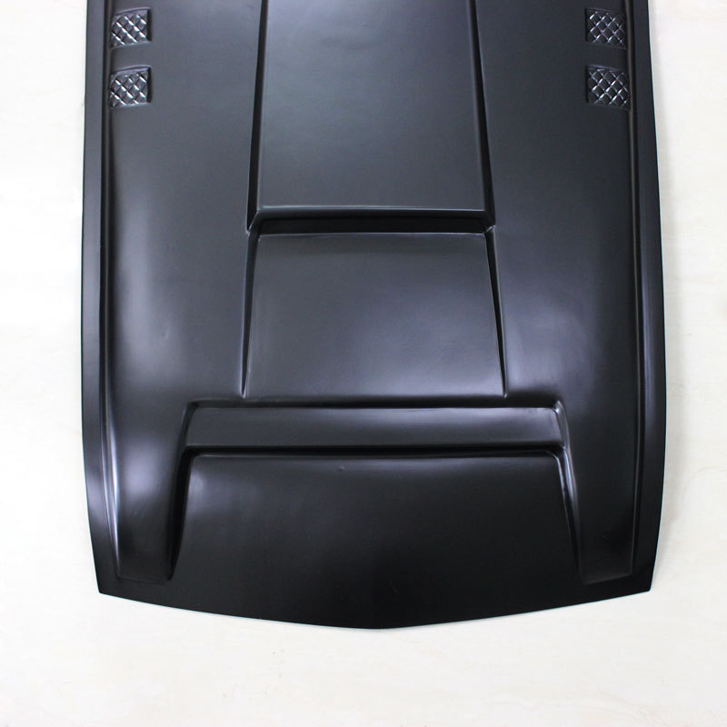 Customized 4x4 Abs Plastic Matte Black Car Hood Bonnet Scoops Cover for Mitsubishi Triton L200 2019 2020 2021