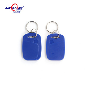 Wholesale Dual Frequency Hy bird RFID Key Fobs Tags Keychains TK4100 EM4100 TEMIC5577 FM1108