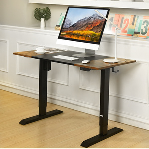 ZGO Ergonomic Single Motor Electric 2 Leg Height Adjustable Standing Desk Laptop Table Frame For Work