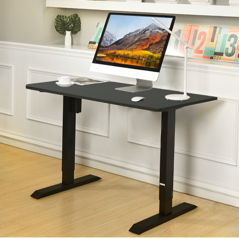 ZGO Ergonomic Single Motor Electric 2 Leg Height Adjustable Standing Desk Laptop Table Frame For Work