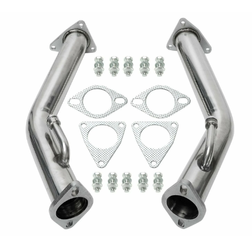 Exhaust Manifold Gasket Kit Stainless Steel Downpipe Exhaust for 2008-2018 Nissan 370z Infiniti G37