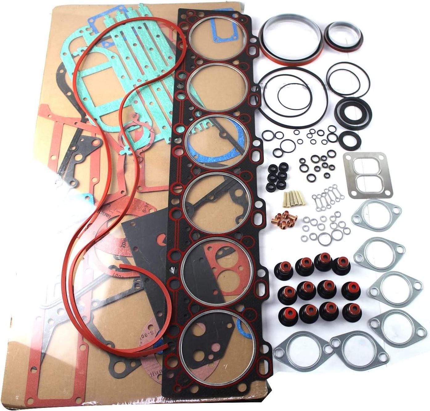 6C 6CT 6CTA 8.3L Engine Full Gasket Kit Head Gasket Set For Cummins Tractor Truck Hyundai R300-5 Excavator Engine Repair 3802624