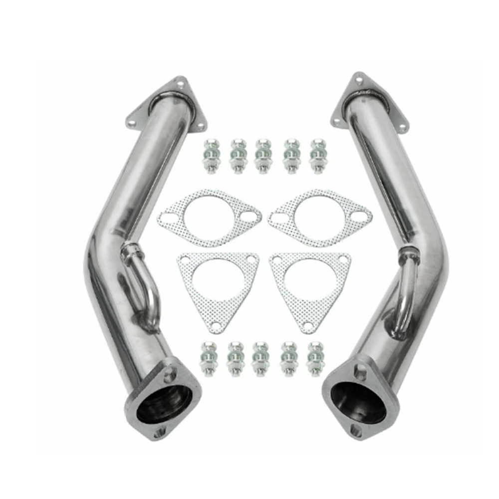 Exhaust Manifold Gasket Kit Stainless Steel Downpipe Exhaust for 2008-2018 Nissan 370z Infiniti G37