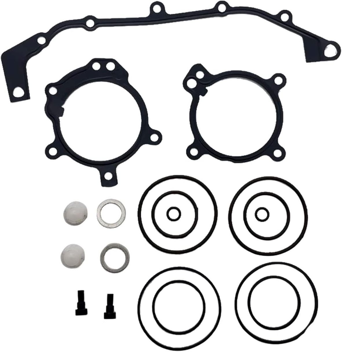 Dual Vanos O Ring Seal Rebuild Kit with Gasket Replacement for E36 E46 E53 E60 E83 E85 M52tu M54 M56 6 CYL Engine