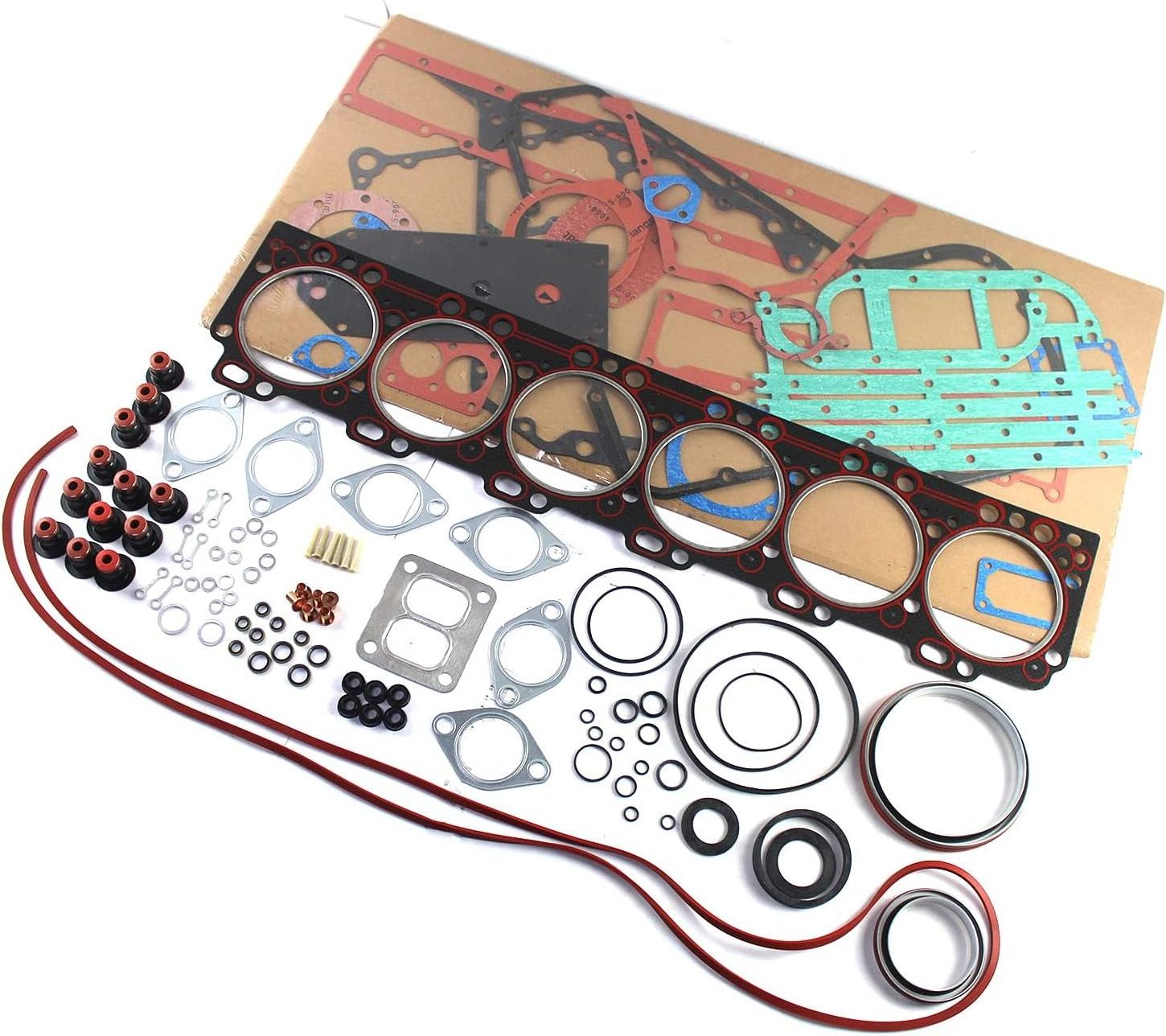 6C 6CT 6CTA 8.3L Engine Full Gasket Kit Head Gasket Set For Cummins Tractor Truck Hyundai R300-5 Excavator Engine Repair 3802624