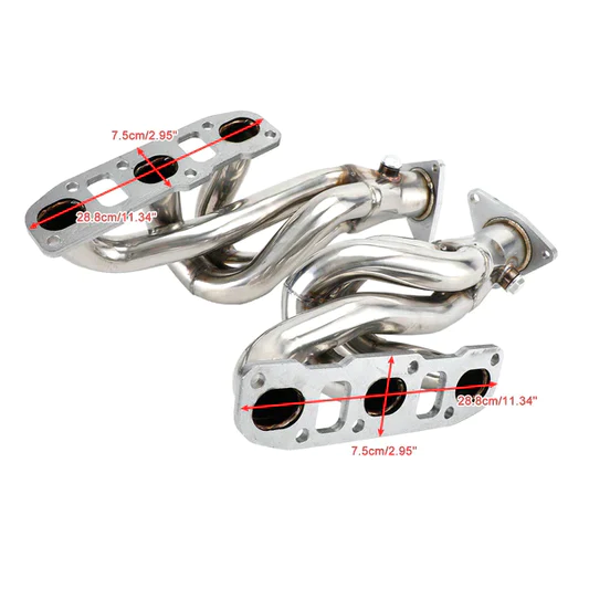 EExhaust Manifold & Gasket Kit Us Stock Tube Stainless Exhaust Header for 2009-2013 Nissan 370Z & 2008-2013 Infiniti G37 G37X