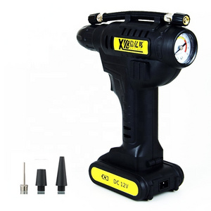 Handheld Rechargeable Digital Portable Cordless Car Air Compressor Pump Tyre Inflators with LED Light