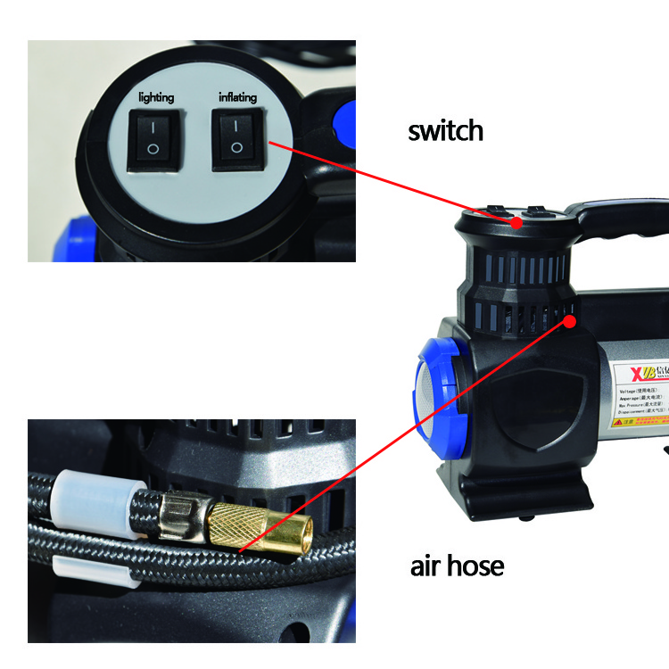 Gas Station Car Accessories Air Pump And Jump Start