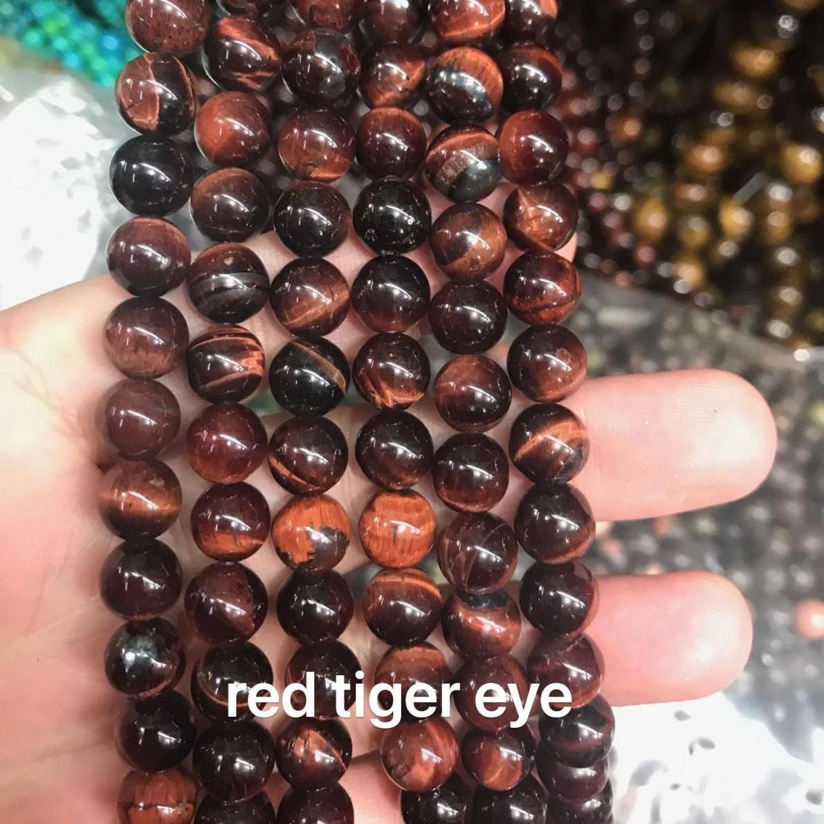 Factory Price 8mm Natural Stone Beads Beading Crystal Healing Gemstone Round Loose Natural Stone Beads For Jewelry Making