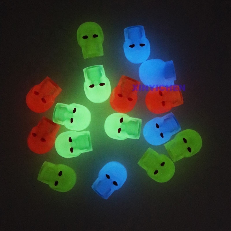 Universal fluorescent car tire valve caps glow-in-the -dark skull tire valve cap luminous tire valve cap