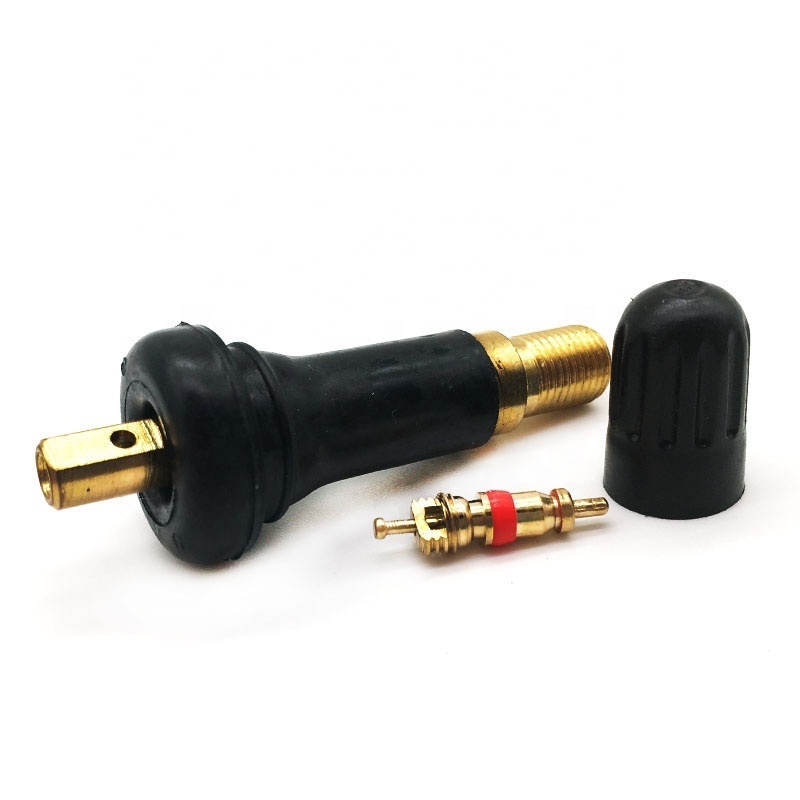 TPMS20008 Tire Valve Stem  EPDM Rubber And Brass Stem Tubeless Replacement TPMS413 Valvs For tire pressure sensor