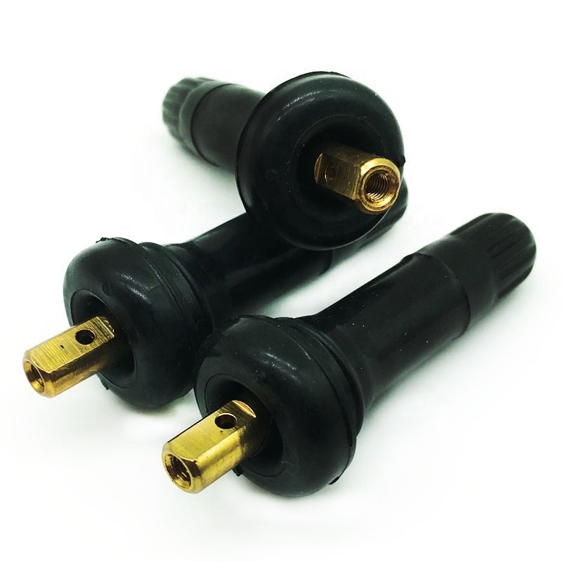 TPMS20008 Tire Valve Stem  EPDM Rubber And Brass Stem Tubeless Replacement TPMS413 Valvs For tire pressure sensor