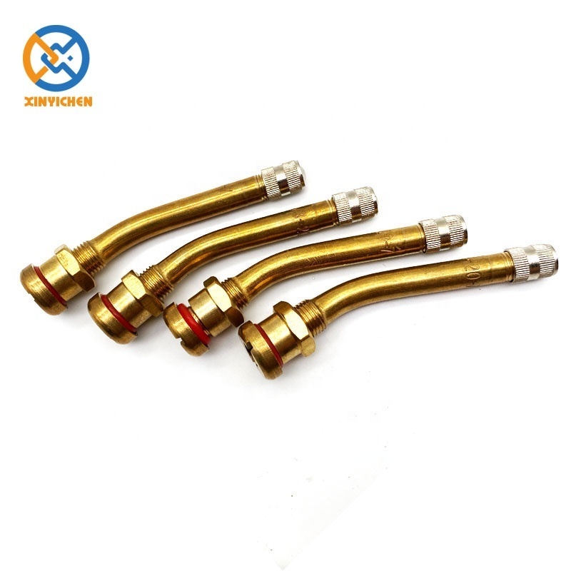 V3-20-7 car truck tire valve china supplier tractor brass bend angle valve V3.20.7