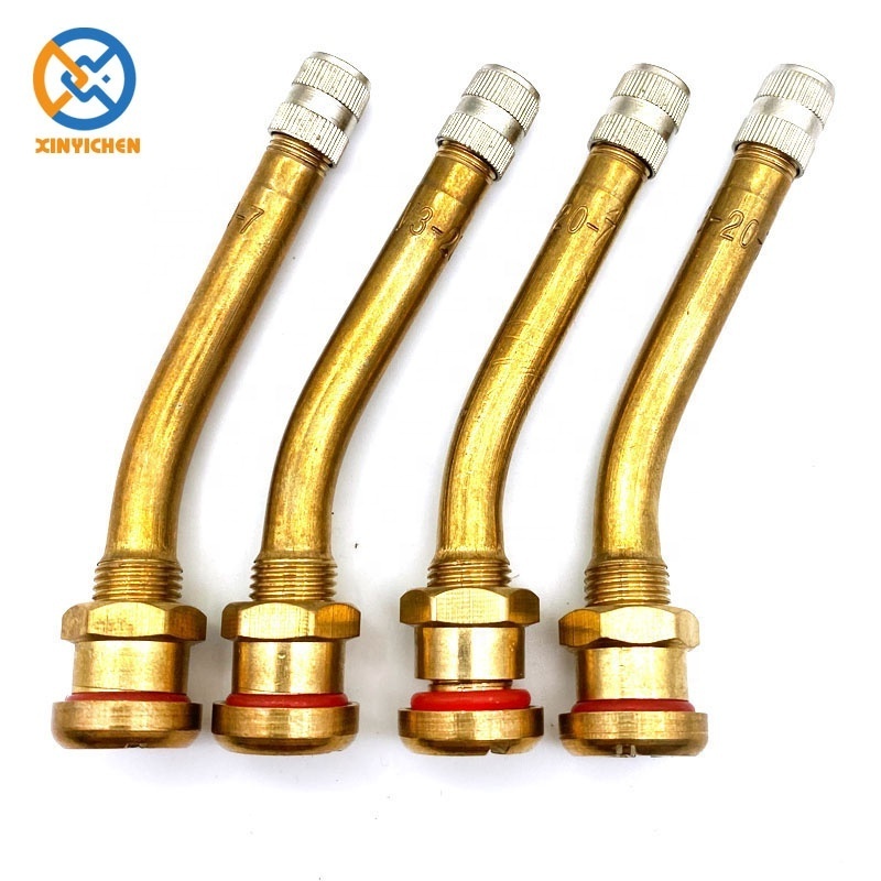 V3-20-7 car truck tire valve china supplier tractor brass bend angle valve V3.20.7