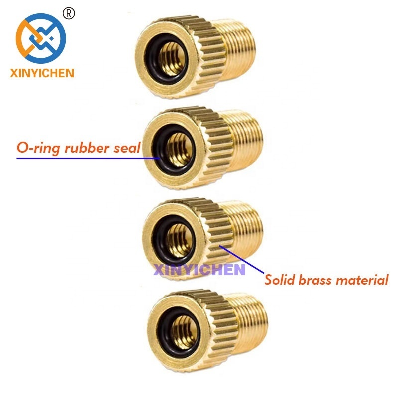 Bike Conbert Presta to Schrader Adaptor Brass Presta Valve Adapter