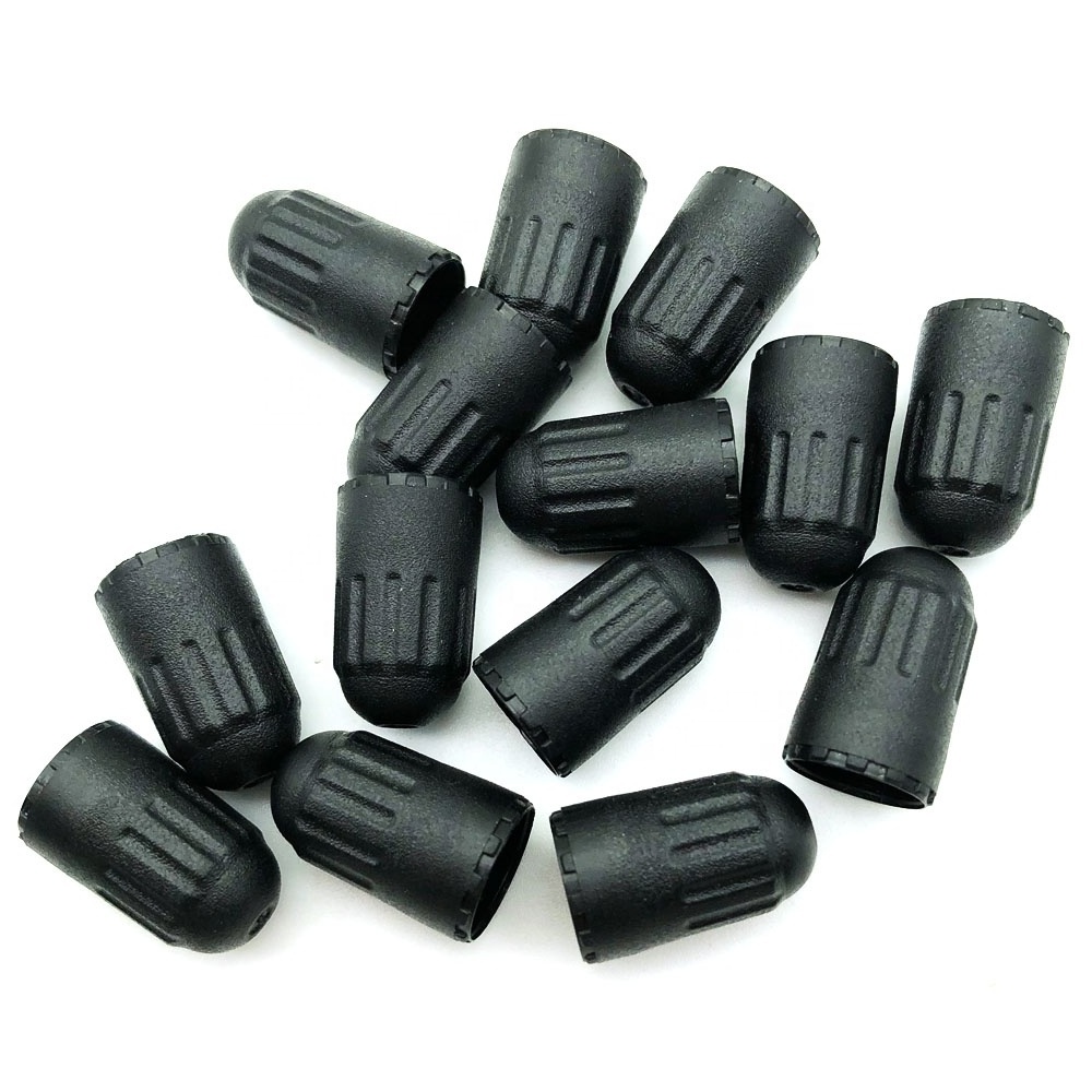 Black Rubber Tire Valve Stem Long Caps for TR20008 TPMS Valve Tire Cap