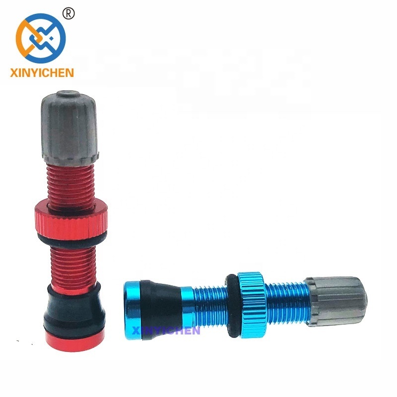 Metal Bicycle Schrader Valve for Road MTB Bicycle Tubeless Tires Brass Core Alloy Stem Tubeless