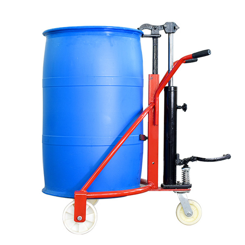 steel cart trolley easy lift adjustable 10gal 55gal lifter drum dolly