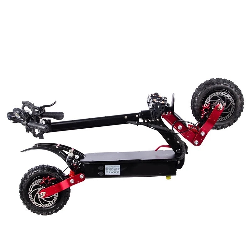 Eu Stock 70km 3600w Powerful Electrical Scooter Dual Motor Foldable 10inch E Scooters 65km/h Fat Tire Off Road Electric Scooter