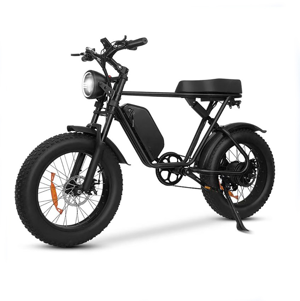 Free Shipping High Power 20'' E-bike 750w 1000w Fat Tire Snow Electric Mountain Bicycle Banana Seat Ebike