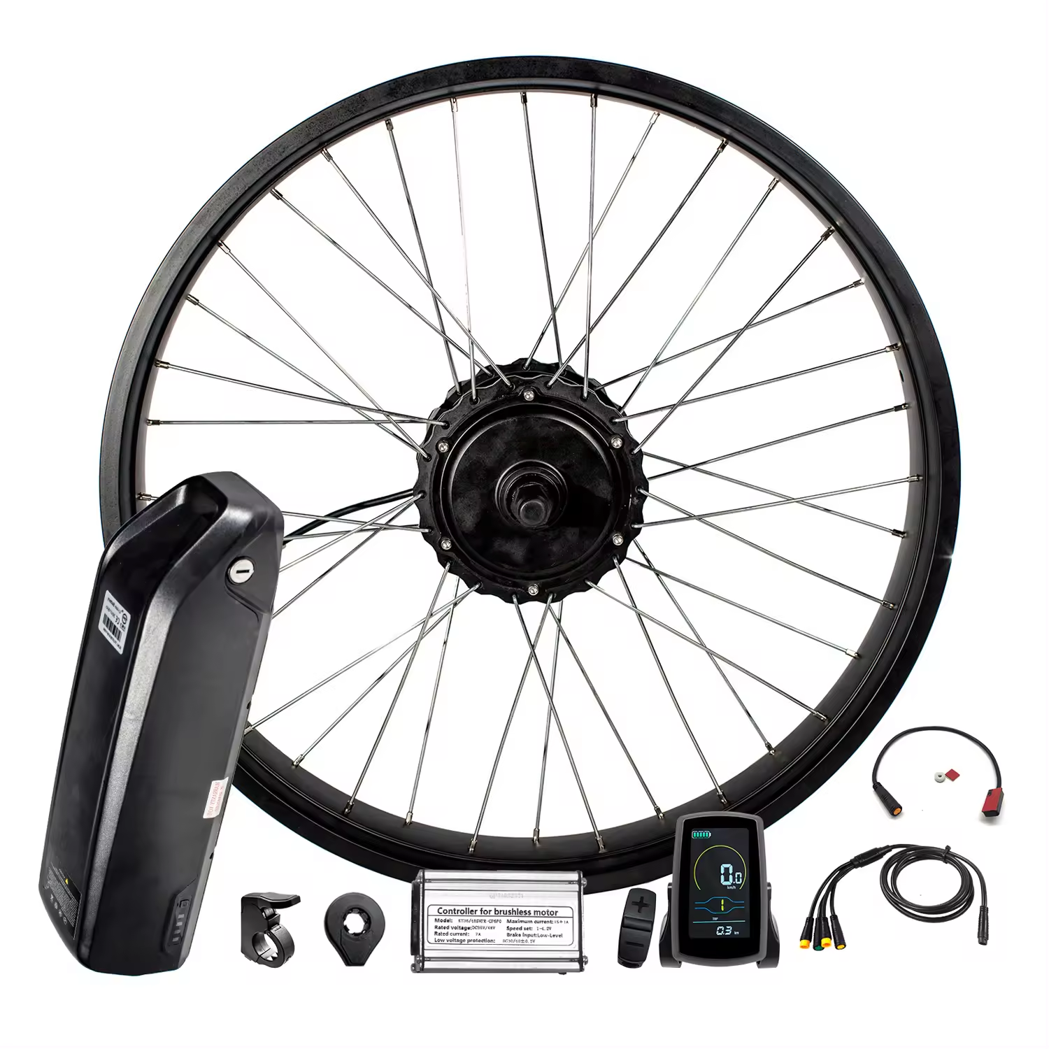 Wholesale 20 Inch 20x4 Fat Tyre Ebike 500w 750w Hub Motor Electric Bike Conversion Kit