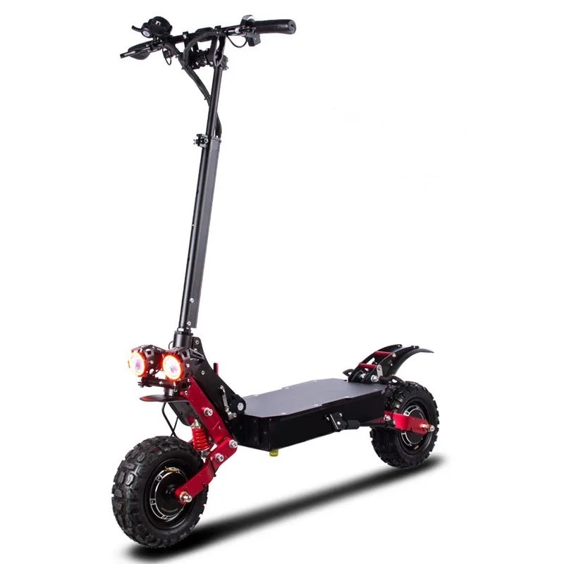 Eu Stock 70km 3600w Powerful Electrical Scooter Dual Motor Foldable 10inch E Scooters 65km/h Fat Tire Off Road Electric Scooter