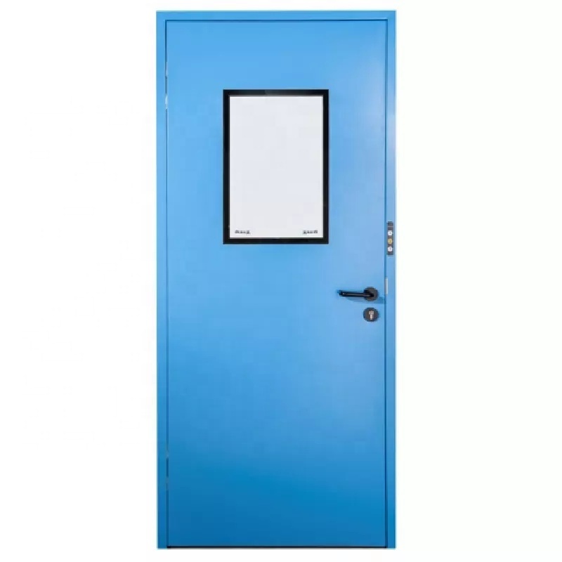 Hot Sale Lowest Price EN Standard Residential Used Commercial Interior Fireproof Fire Door Fire Rated Steel Clean Door