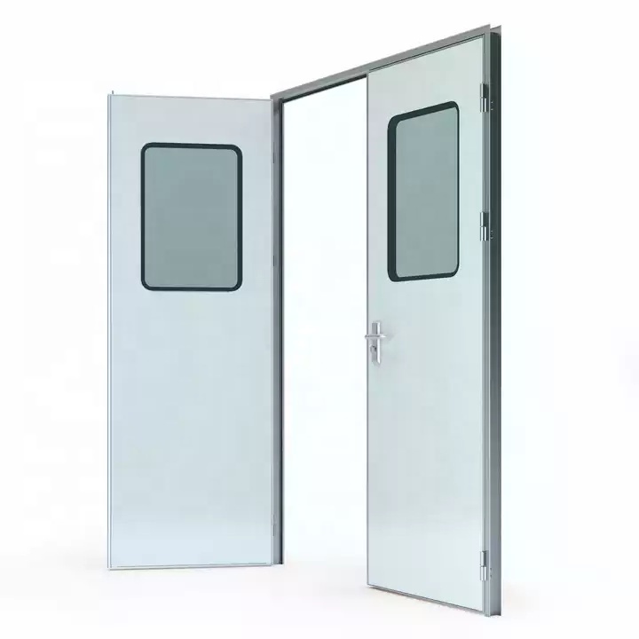 Hot Sale Lowest Price EN Standard Residential Used Commercial Interior Fireproof Fire Door Fire Rated Steel Clean Door