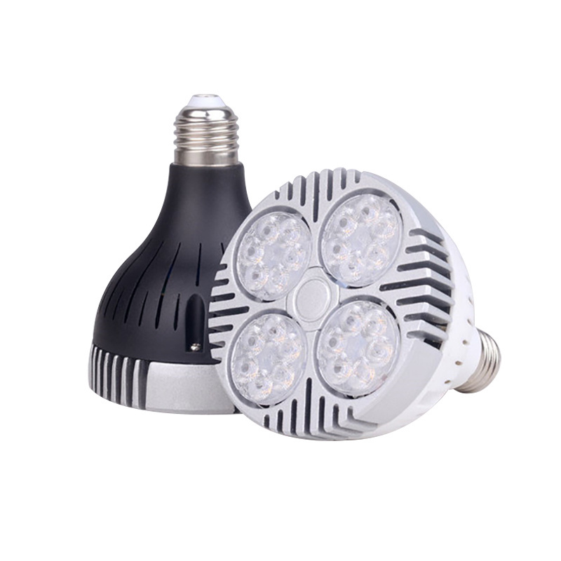 Indoor Aluminum Round Ceiling Adjustable E26 E27 35W black white transparent color Dimmable Cob Recessed Led Spot Light