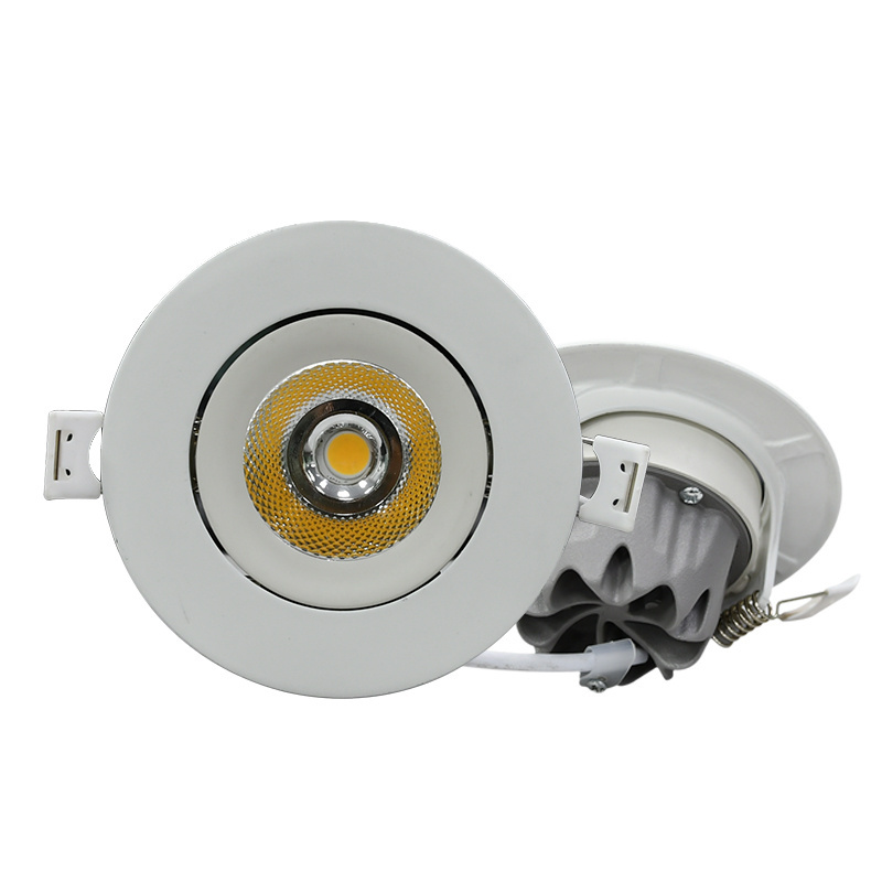 Led Downlight Ultra-thin Cob Surface Mount Panel Surface Mounted Downlight Embedded Slim 3W 6W 10W LED Recessed Lighting Housing