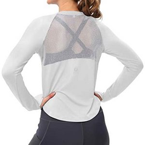 OEM Custom High End Fabric Lulu Lemon Yoga Wear Shirt Sports Fitness Finger Cots Tight Long Sleeves Women Yoga Top