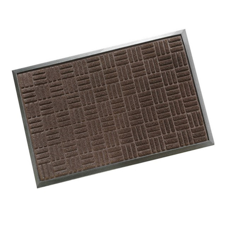 Polyester Pile Doormats Rubber Back Front Carpet Customized Indoor Outdoor Rug With Entrance Door Floor Mats